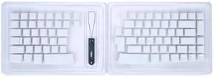 KINESIS mWave Blank White Keycaps | 85pc Set