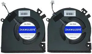 Replacement New Laptop CPU+GPU Cooling Fan for HP Victus 15-FA 15-FB 15-fa0031dx 15-fb0028nr TPN-Q278 TPN-Q279 15-FB0028NR 0050AX 0103LA Series N17902-001 N13304-001 DFS5K22B056737 FPJY 2-Pack Fan