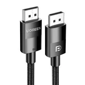 UGREEN 8K DisplayPort Cable 16FT, DP 1.4 Display Port Cable Cord Support 8K@60Hz, 4K@240Hz, FreeSync, G-Sync, HDR, 32.4Gbps for HDTVs, Displays, Monitors, Graphics, PC