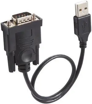 NXT Technologies USB to Serial Adapter, 1 Ft, Black