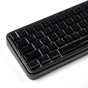 Crystal Jelly Keycaps, Black OEM Profile Keycaps, 134 Key Custom Shine Through Keyboard Caps Set, Translucent Key Caps for 61/68/84/87/98/100 Cherry MX Keyboard Mechanical