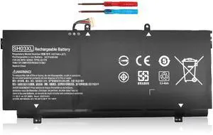 SH03XL 859356-855 Replacement hp Battery for HP Spectre X360 13-AC0XX 13-AC033DX 13-AC023DX 13-AC013DX 13-AC063DX 13-AC052NA 13-W0XX 13-W063NR 13-W013DX 13T-AB000 HSTNN-LB7L 859026-421 CN03XL Laptop.