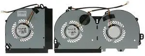 VVIEER CPU & GPU Fan for Clevo P950, P950HR, P950ER, T97, T96E, T800 Series, 4-Wire & 3-Wire, BS5005HS-U3D, 631-P95E2-101, 6-31-P9502-102, Laptop, Below 30 dB, Forced Air Cooling