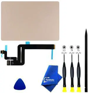 iPartsleader A1932 Trackpad Replacement for MacBook Air (Retina,13-inch,2018/2019) Force Touch Touchpad with Cable EMC3184 661-11908 (Gold)