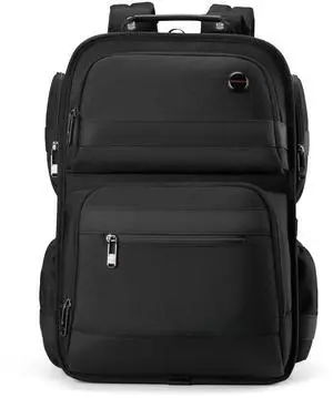 CROSSGEAR Business Travel Laptop Backpack, TSA Friendly Carry On Airline Approved, Fits 16 Inch Laptop, Multi-Pocket, USB Port, Water Resistant, Casual Daypack for Men, Commute Business Work Backpack