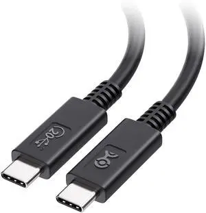 Cable Matters [USB-IF Certified] 20 Gbps USB C Cable / USB4 Cable - 6ft, Supports Up to [4K@120Hz Video, 100W Charging, 20Gbps Data Transfer], Black