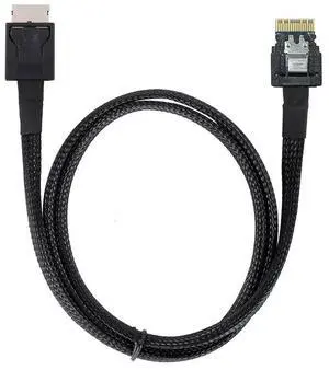 cablecc OcuLink PCIe PCI-Express SFF-8611 4i to SFF-8654 Slimline SSD Data Active Cable 50cm