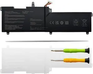 C41N1541 Laptop Battery Replacement for Asus Rog Strix GL702 GL702V GL702VM GL702VMK GL702VS GL702VT GL702ZC GL702VS-BI7N12 GL702VT-GC026T GL702VT-GC018T GL702VM-DB71 4ICP4/59/13 15.2V 76Wh 4840mAh