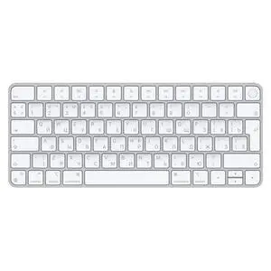 Apple Magic Keyboard with Touch ID: Wireless, Bluetooth, Rechargeable. Works with Mac Computers with Apple Silicon; Russian - White Keys