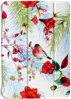 DuraSafe Cases Compatible with iPad 10th Gen 10.9 inch 2022 TPU A2696 MPQ13LL/A MPQ33LL/A MPQ03LL/A MPQ23LL/A A2757 MPQ93LL/A MPQC3LL/A A2777 MPQ83LL/A MPQA3LL/A MQ6K3LL/A MQ6L3LL/A-Birds & Flowers