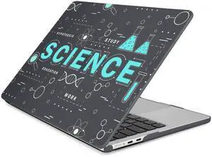 Batianda Case for 15-inch New MacBook Air 2025 M4 2024 M3 2023 M2 Chip Model A3241/A3114/A2941, Unique Designed Protective Plastic Hardshell -Durable Scratch-Resistant, Science
