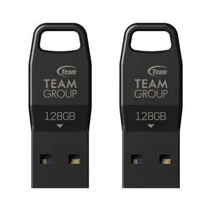 TEAMGROUP 128GB 2Pack S5 USB 3.2 Gen 1 (USB 3.1/3.0) Up to 140MB/s Flash Thumb Drive, External Data Storage Memory Stick Compatible with Computer/Laptop/Desktops/PC,Type-A,COB Tech,Hang Hole