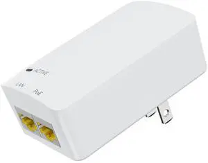 PROCET Gigabit PoE Injector 48V 15.4W IEEE802.3af Standard Compliance PoE Power Injector Ethernet Adapter for eero PoE 6, UniFi U6 Pro, U6+, U7 Lite, Reolink RLC-810A/820A IP Camera, Wireless AP