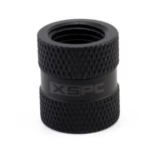 XSPC G1/4" Female to Female Rotary Fitting, Matte Black