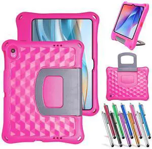 elitegadget Case for Onn 10.1 Inch Tablet (2024 Model) Gen 4 - Shockproof Lightweight Protective EVA Kids Kickstand Cover Case + 1 Stylus (Pink)