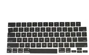 ICTION New US Layout Keyboard Key Keycaps Replacement for MacBook Air 13.6'' M2 A2681 Keycaps 2022 Year (Black)