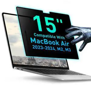 Magnetic Privacy Screen Compatible with MacBook Pro 16" 2021, 2022, 2023, 2024, M1, M2, M3, M4 Anti-Blue Light Laptop Screen Protector Filter Blue Light Blocking Filter