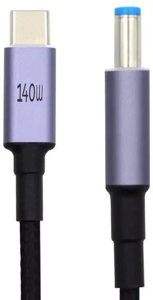 xiwai 1.8m/5.9ft Type C PD Charging Cord USB-C Male Input to DC 5.5x2.1mm 20V Adapter Power 100W 135W 140W 65W Jack Extension Charger Cable for Laptop