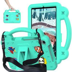 YRH for Onn 8 inch Tablet Case 2024 Model (Gen 4), Kids EVA Cover with Strap Stand Handle, for Walmart Onn Tablet 8 inch, Green