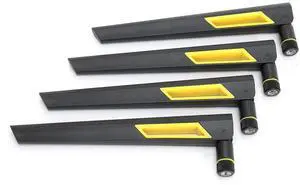 Acogedor 4Pcs 10dB Router Antenna for RT AX88U AX6000 Dual Band, SMA Network Card with Stable Structure, Excellent Performance