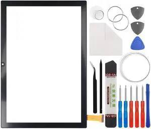 E-yiiviil Front Glas Lens Digitizer Replacement incl Connector Compatible with Teclast P20S P20HD 10.1 inch with Tools (Not LCD Display)
