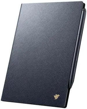 iflytek Blue Protective Folio Case for iFLYTEK AINOTE Air 2, Premium PU Leather, Slim& Lightweight, Durable Cover with a Pen Clip for E-Ink Writing Tablet, Water and Dustproof