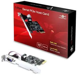 Vantec 1-Port Serial PCIe Host Card UGT-PCE10SR