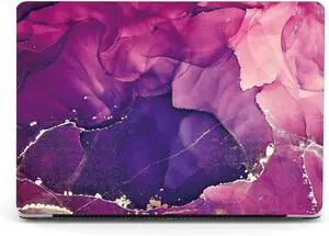 Berkin Arts for MacBook Air 15 inch Case 2025 2024 2023 Release M4 A3241 M3 A3114 M2 A2941 with Display & Touch ID with Keyboard Cover & Screen Protector Cloisonnism Purple Multicolor Modern