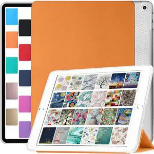 DuraSafe Cases for iPad PRO 11 Inch 2020 2 Gen [ PRO 11 2nd ] MY232LL/A MXDC2LL/A MXDE2LL/A MXDG2LL/A MY252LL/A MXDD2LL/A Shockproof Cover with Clear Transparent Back Shell - Orange