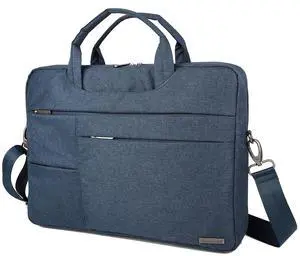 Canvaslove Multi-pockets Laptop Messenger Shoulder Case Bag For 13 inch 14 inch and 15.6 inch Laptop (Blue)