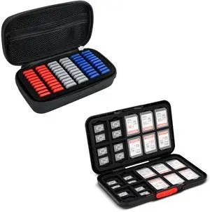 1 + 1 Memory Card CaseEVA Style with Pop Up Style Memory Card Case