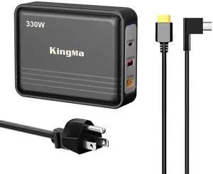 King Ma GaN Laptop Charger for ROG Zephyrus G14 G16,TUF Gaming A163-Port Portable Charger Fast USB Charging Station for Multiple Devices for Gaming and Engineering Laptops