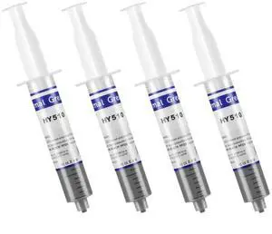 MoneyQiu HY-510-100g (25g*4) Thermal Conductivity: >1.93W/m-k CPU Thermal heatsink Paste Silicone Grease Compound Non-Conductive for pc CPU gpu PS4 100 Gram
