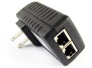 DSLRKIT Gigabit 48V 30watt PoE Injector Adapter Power Over Ethernet 802.3at af 1000Mbps