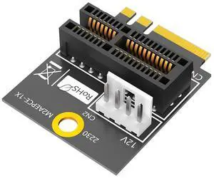 Mustpoint New Version M.2(NGFF) Key A/A+E/E to PCI-E 1X Adapter