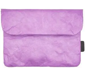Vintage/Retro Style Tyvek Paper Tablet Sleeve Case, Bag, Pouch for Kindle 6 inch, Oasis 7 inch, e-Rader, Scrapbooking Stickers Organizer (Purple, Kindle 6")