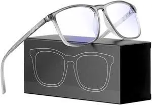 YDAOWKN Blue Light Blocking Glasses Men Computer Gaming Glasses Lightweight Anti Eyestrain Eye Protection