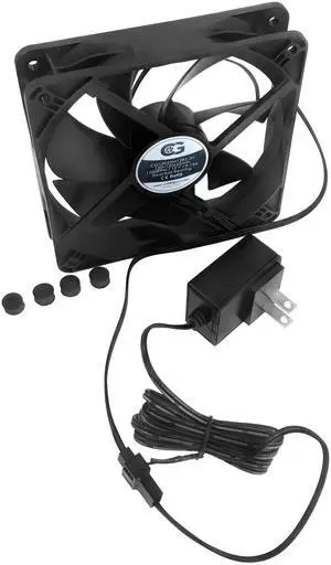 Coolerguys Quiet AC Powered Receiver/Component Cooling Fan Kits (120mm)