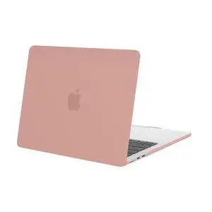 MOSISO Compatible with MacBook Air 13 inch Case 2025 2024 2023 2022 Release M4 A3240 M3 A3113 M2 A2681, Protective Plastic Hard Shell Cover Compatible with MacBook Air 13.6 inch Case, Salmon Pink