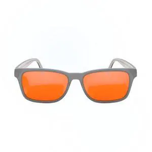 DefenderShield Signature Blue Light Blocking Glasses for Computer, Mobile, Gaming, Sleep - Anti Eyestrain, Headache (99% Orange)