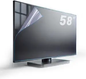 TYRHMY Blue Light and Anti Glare Film for 58 Inch Anti Glare Film for 58 Inch Screen Eye Protection Screen Filter,Matte Frosted Anti Scratch,Glare reduction (58 INCH)
