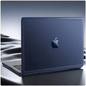 Soonjet for MacBook Pro 14 inch Case M4 M3 M2 M1 Pro/Max 2025 2024-2021 [CrackGuard Upgrade] [Seamless Fit] Cover Protective Hard Shell Case Laptop - Midnight Clear