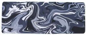 dohobby Marbled Fluid Pattern Gaming Mouse Pad, Large Non-Slip Desk Pad with Stitched Edges for Office Home, 31.5 X 11.8 Inch