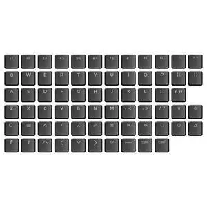 Chocfox-Fans WOB Translucent Keycap Set Keycaps Low Profile PC Keycaps for Kailh Chocolate Switch Mechanical Keyboard
