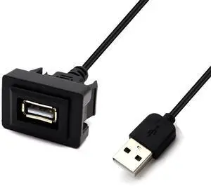 MOTONG Male to Female USB Cable Adapter for Toyota VIOS/ALTIS (32 * 20mm)
