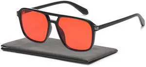Musivon Gaming Glasses Women Men - UV400 Protection Blue Light Blocking Glasses for Eye Strain