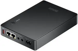 Mini UPS Battery Backup with Gigabit POE for Router, Modem, Security Camera, Input AC Output 5V USB 12V DC and 48V~55V (POE++)