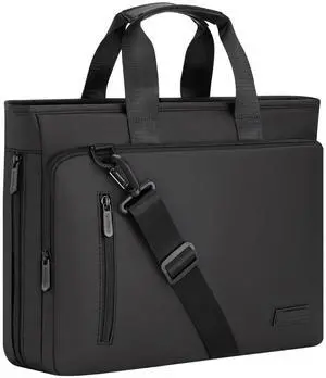 RAINYEAR 15.6 Inch Laptop Bag for Men Women, Waterproof Expandable Laptop Shoulder Bag Large Capacity Computer Carrying Bag Briefcase