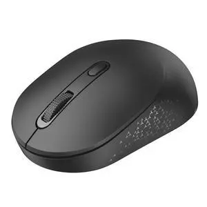 TECKNET Bluetooth Wireless Mouse, Bluetooth 5.0 & 2.4G USB Receiver, Compact & Portable, Silent Click, Ergonomic Symmetrical Design, 18-Month Battery, Adjustable DPI, Wide Compatibility - Black