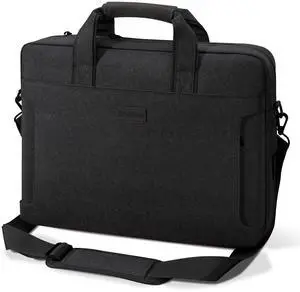 TAIKESEN Laptop Shoulder Bag, 13-13.3-14-15-15.4-15.6-16-17.3-18 Inch Laptop/Tablet, Water-Repellent Fabric, Business for Men Women (15-16 inch, Black)